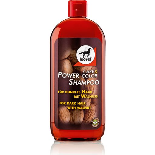 leovet Power šampon z orehom za temne konje - 500 ml