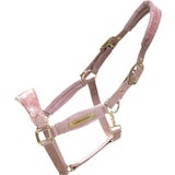 Kentucky Horsewear Velvet Unicorn Halter Glitter Pink