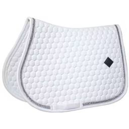 Kentucky Horsewear Spring-Schabracke Glitter Band  - weiß/silber