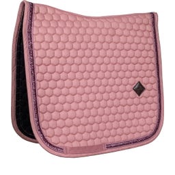 Kentucky Horsewear Dressage Saddle Pad Glitter Band - Fucsia