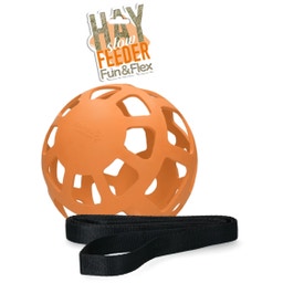 Hofman Animal Care 'Hay Slow Feeder Fun & Flex' Hay Ball - Orange