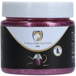 Glittrigt Hovlack 'Excellent Horse Hi Gloss Glitter' - Rosa