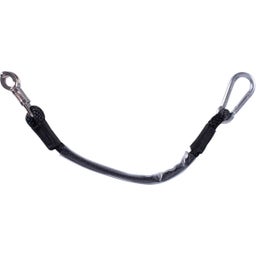 QHP Anhänger-Anbindestrick 90 cm - Schwarz
