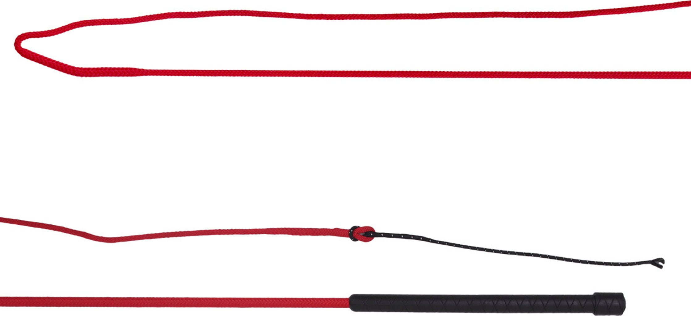 QHP Longier-Peitsche teilbar 180 cm - Rot