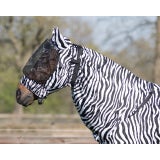 Maschera Eczema Anti-Mosche con Orecchie, Zebra