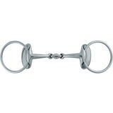 Gebiss 2462 'Silver Wings Wassertrense' doppelt gebrochen, 14 mm
