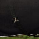 Coperta in Pile con Decorazione, Nero/Argento - 105 cm