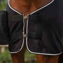 Coperta in Pile con Decorazione, Nero/Argento - 105 cm