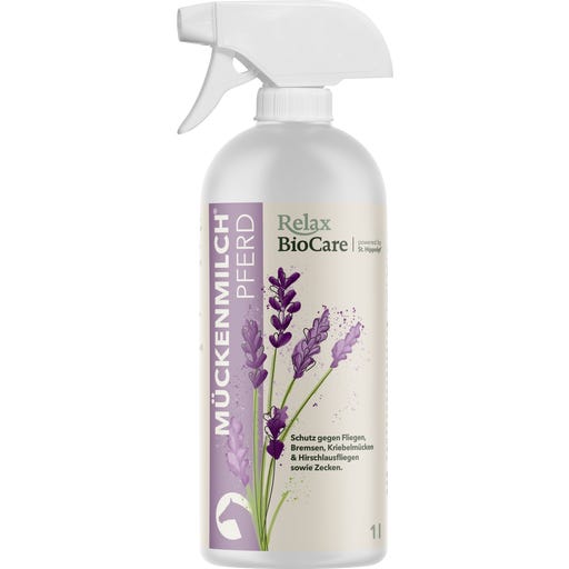 St.Hippolyt Relax BioCare Mückenmilch Pferd - 1 l