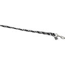 Rope with Carabiner, anthra-white-black