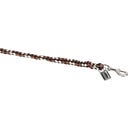 Longe avec Mousqueton, hazelnut-creme-dakrbrown