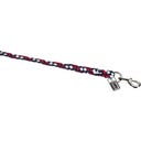 Rope with Carabiner, chili-white-navy
