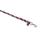 Strick mit Karabiner, anthra-creme-red