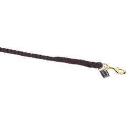 ESKADRON Strick mit Karabiner (Messing) - dunkelbraun