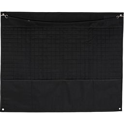 ESKADRON Boxenvorhang Quilt - schwarz