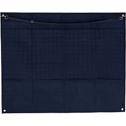 ESKADRON Quilt Stall Curtain - Navy
