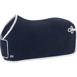 ESKADRON Abschwitzdecke Fleece navy/weiß - M
