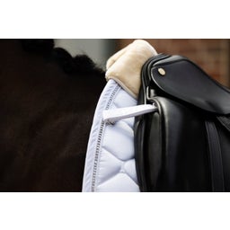 ESKADRON Schabracke Satin Crystal VS - weiß