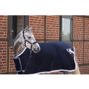 ESKADRON Abschwitzdecke Fleece navy/weiß - M