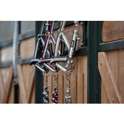 ESKADRON Halfter Pin Buckle WB - anthra-creme-rustic red