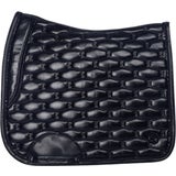 Tapis de Selle Dressage Dazzling Metallic Lacquered Black