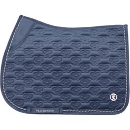 Springschabracke Velvet Monogram mist blue