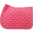 Springschabracke Velvet Monogram scarlet pink