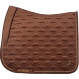 Sottosella da Dressage Velvet Monogram, Fudge