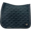 Dressurschabracke Velvet Monogram midnight green