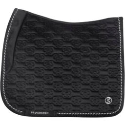 Dressurschabracke Velvet Monogram schwarz