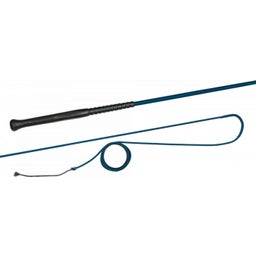 FLECK Lunging Whip ERGO Handle, 200 cm - blue