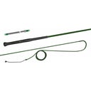 FLECK Longierpeitsche ERGO-Griff mit Schraubverschluss 200 cm - grün