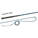 FLECK Longierpeitsche ERGO-Griff mit Schraubverschluss 200 cm, blau