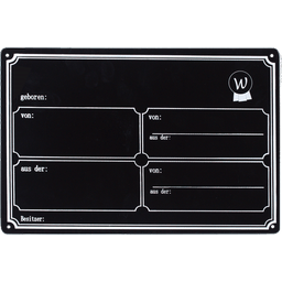 Waldhausen Boxenschild, Metall - 1 Stück