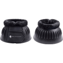 Hufglocken Gummi mit Synthetik-Fell, schwarz - L