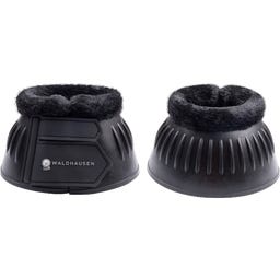 Campanas de Goma con Piel Sintética, Negro - XL
