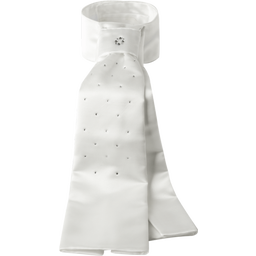 Waldhausen Plastron Grazia - Blanc - 1 pcs