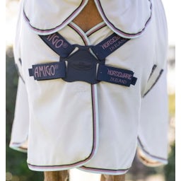 Amigo Ripstop Pony Hoody, Silver/Lime, Navy, Pink & Blue , 110 cm - 1 Pc
