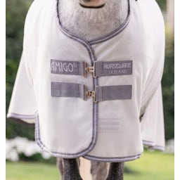 Amigo Bug Rug Pony, Silver/Titanium Grey & Silver - 115 cm