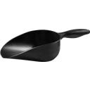 Waldhausen Pala para Pienso, 0,5 L - Negro