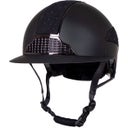 QHP Reithelm Ohio Polovisier, schwarz