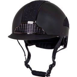 QHP Kask jeździecki Ohio, czarny