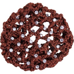 QHP Siatka na włosy Diamond - brązowy