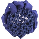 QHP Mrežica za lase Flower - navy