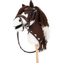 Bridle with Deluxe Stitching, Hobby Horse, dark brown