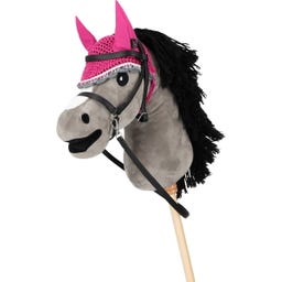 QHP Ear Bonnet, Hobby Horse - fuchsia