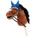 QHP Ear Bonnet, Hobby Horse - Cobalt blue