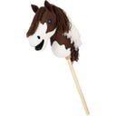 Steckenpferd Hobby horse, braunschecke