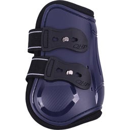 QHP Champion Bell Boots, navy - Pony