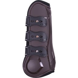 QHP Champion Tendon Boots, brown - Pony